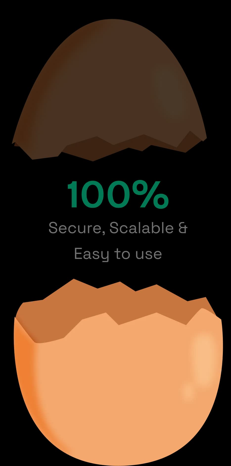 100% Secure, Scalable & Easy to use